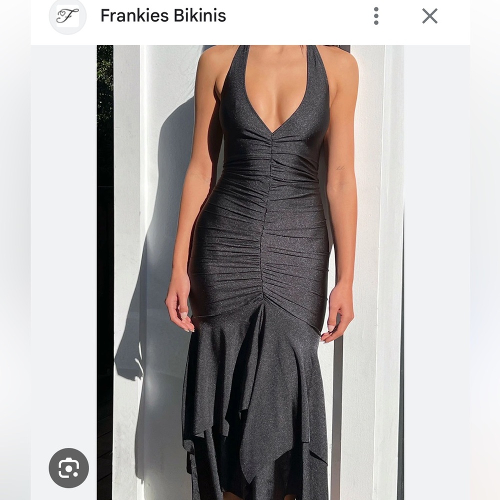 Frankies Bikinis American Shine Halter dress